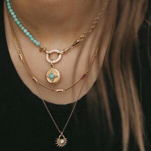 Raven James - Delta Set - Turquoise Bracelet Chain Bracelet Charm